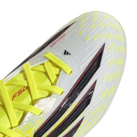 adidas F50 Elite Gras Football Boots (FG) Kids Neon Yellow Black Red