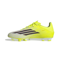 adidas F50 Club Grass/Artificial Grass Football Boots (MG) Neon Yellow Black Red