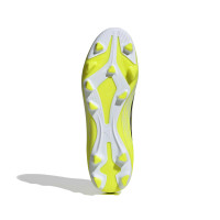 adidas F50 Club Grass/Artificial Grass Football Boots (MG) Neon Yellow Black Red