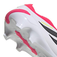 adidas Predator League Veterloze Gras Voetbalschoenen (FG) Rood Wit Zwart