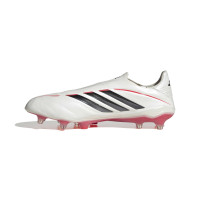 adidas Copa Pure IV Elite Laceless Grass Football Boots (FG) White Black Red