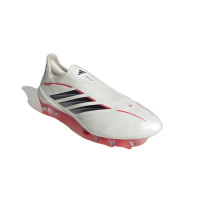 adidas Copa Pure IV Elite Laceless Grass Football Boots (FG) White Black Red