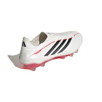 adidas Copa Pure IV Elite Laceless Grass Football Boots (FG) White Black Red