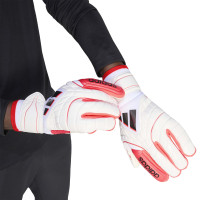 adidas Copa Pro Fingersave PC Keepershandschoenen Wit Rood Zwart