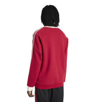 adidas Manchester United Originals Crew Tracksuit Red Black White