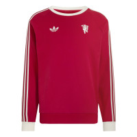 adidas Manchester United Originals Crew Tracksuit Red Black White
