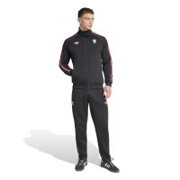 adidas Manchester United Originals Trainingsjack Zwart Wit Rood