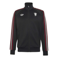 adidas Manchester United Originals Trainingspak Full-Zip Zwart Wit Rood