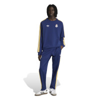 adidas Real Madrid Originals Crew Sweater Donkerblauw Wit Goud