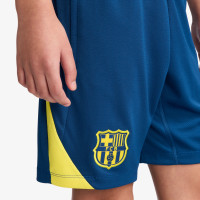 Nike FC Barcelona Strike Trainingsbroekje 2025-2026 Kids Donkerblauw Felgeel