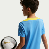 Nike FC Barcelona Strike Trainingsshirt 2025-2026 Kids Lichtblauw Felgeel