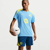 Nike FC Barcelona Strike Trainingsset 2025-2026 Lichtblauw Donkerblauw Felgeel