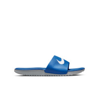 Nike Kawa Slides Kids Blue White
