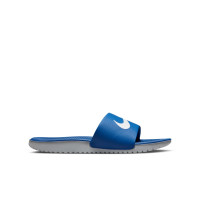 Nike Kawa Slides Kids Blue White