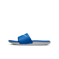 Nike Kawa Slides Kids Blue White