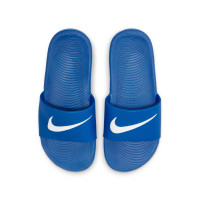 Nike Kawa Slides Kids Blue White