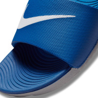Nike Kawa Slides Kids Blue White