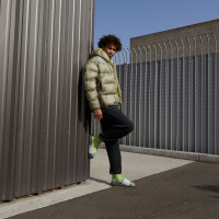 Nike Victori One Slides Dark Grey Light Grey Neon Yellow