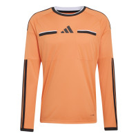 adidas REF 26 Long Sleeve Referee Shirt Orange Black