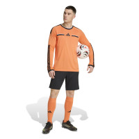 adidas REF 26 Long Sleeve Referee Shirt Orange Black