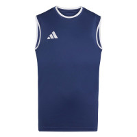 adidas Entrada 26 Tanktop Kids Donkerblauw Wit