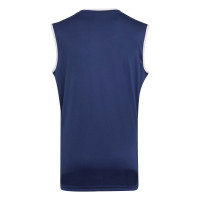 adidas Entrada 26 Tanktop Kids Donkerblauw Wit