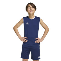 adidas Entrada 26 Tanktop Kids Donkerblauw Wit