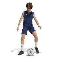 adidas Entrada 26 Tanktop Kids Donkerblauw Wit