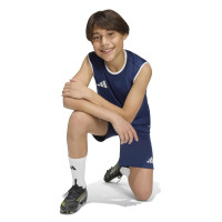 adidas Entrada 26 Tanktop Kids Donkerblauw Wit