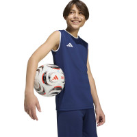 adidas Entrada 26 Tanktop Kids Donkerblauw Wit