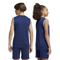 adidas Entrada 26 Tanktop Kids Donkerblauw Wit