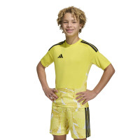 adidas Tiro 26 Competition Goalkeeper Kit Short Sleeve Kids Yellow