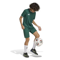 adidas Entrada 26 Kids Football Shirt Dark Green White