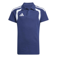 adidas Tiro 26 League Polo Kids Donkerblauw Wit
