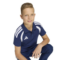 adidas Tiro 26 League Polo Kids Donkerblauw Wit