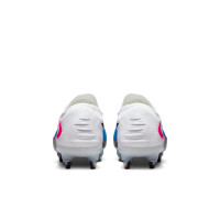 Nike Phantom 6 Low Elite Iron Stud Football Boots (SG) Pro Player Blue White Hot Pink