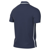 Nike Dri-FIT Park 26 Polo 1/4 Button Dark Blue White