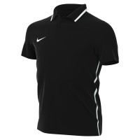 Nike Dri-FIT Park 26 Polo 1/4 Knoop Kids Zwart Wit