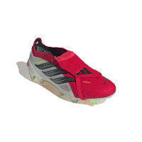 adidas Predator Elite FT Unlocked Gras Voetbalschoenen (FG) Rood Zilver Zwart Geel