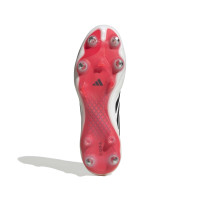 adidas Copa Pure IV Elite IJzeren-Nop Voetbalschoenen (SG) Wit Zwart Rood