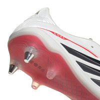 adidas Copa Pure IV Elite IJzeren-Nop Voetbalschoenen (SG) Wit Zwart Rood