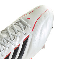 adidas Copa Pure IV Elite IJzeren-Nop Voetbalschoenen (SG) Wit Zwart Rood