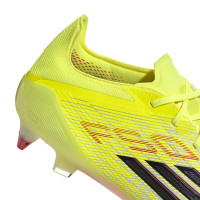 adidas F50 Elite Iron Stud Football Boots (SG) Neon Yellow Black Red