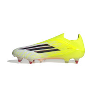 adidas F50 Elite Laceless Iron Stud Football Boots (SG) Neon Yellow Black Red