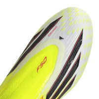 adidas F50 Elite Laceless Iron Stud Football Boots (SG) Neon Yellow Black Red