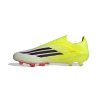 adidas F50 Elite Laceless Artificial Grass Football Boots (AG) Neon Yellow Black Red