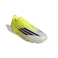 adidas F50 Elite Laceless Artificial Grass Football Boots (AG) Neon Yellow Black Red