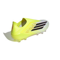 adidas F50 Elite Laceless Artificial Grass Football Boots (AG) Neon Yellow Black Red