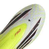 adidas F50 Elite Laceless Artificial Grass Football Boots (AG) Neon Yellow Black Red
