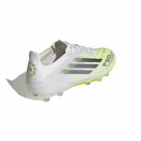 adidas F50 Sparkfusion Elite Low Grass/Artificial Grass Football Boots (MG) Women's White Grey Neon Yellow